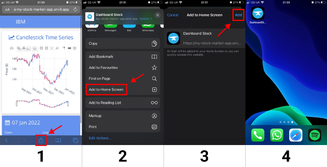 Screenshot showing how to download Anvil apps